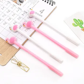 1 бр. Химикалка писалка Kawaii Flamingo Pink Magic химикалка писалка канцеларски материали, Ученически, Студентски канцелярская дръжка