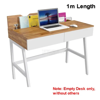 дървена маса с дължина 100 см, маса за домашен лаптоп, компютър, маса, нощно шкафче за спалня, студентски маса, модерна маса Lapdesk 12116#