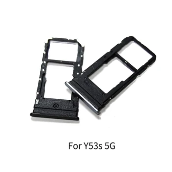 За Vivo Y53s 5G/Y72 5G Тава за SIM-карти, слот за притежателя на картата, Резервни части