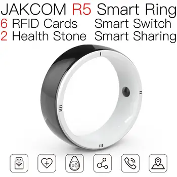 JAKCOM R5 Smart Ring Super value като мини-тагове на 125 Hz rfid ceramica vip kit gsm 125 khz с възможност за запис на 100шт черни кръгови тагове 100 бр.