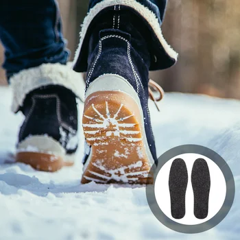 5 Чифта топли зимни стелки Удобна стелка Филцови стелки за обувки Детайли зимни обувки