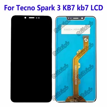 За Tecno Spark 3 Pro KB8 KB3 LCD Дисплей С Сензорен Екран Дигитайзер В Събирането на Смяна на Аксесоар За Tecno Spark 3 KB7