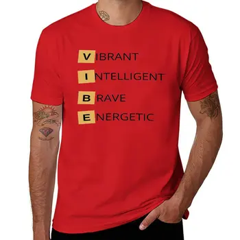 Нова ярка интелектуална смелост енергичен тениска, великолепна тениска, облекла в стил хипи, блуза, мъжки ризи