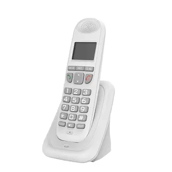 Безжичен телефон и Безжичен телефон с 3-водачи дисплей Поддържа id на обаждащия се Свържете с 5 тръби, 16 езика за домашния офис
