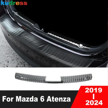 За Atenza Mazda 6 2019-2021 2022 2023 2024 Металната Накладка Задна Броня Багажник, Тампон На Прага На Задната Врата, Автомобилни Аксесоари