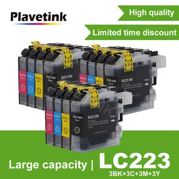 Plavetink е Съвместим с чернильным тонер касета Brother LC223 за Brtoher DCP-J562DW/J4120DW/MFC-J480DW/J680DW/J880DW/J4620DW/J5720DW