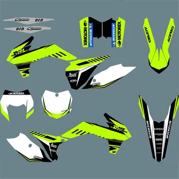 Стикер На Обтекател За Мотокрос графичен Фон Стикер За KTM EXC EXCF XCW 2014-2016 125-250 300 350 450-500 SX SXF 2013 2014 2015