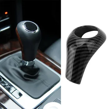 Отрежете Капака Ръкохватка на скоростния от ABS Въглеродни Влакна в Автомобилна Лента, Подходящ За Mercedes Benz X204 W204 W212 GLK CLS A C E G Class