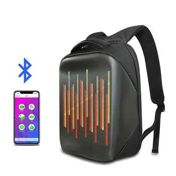 Чанта за билборд с led дисплей, водоустойчива чанта за управление на приложенията на Smart Bluetooth, led раница за пътуване, показване на реклама
