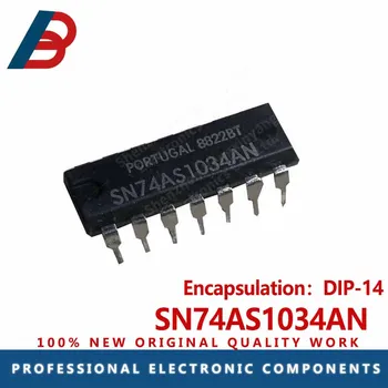 10ШТ SN74AS1034AN в опаковката на чип за логически елемент DIP-14