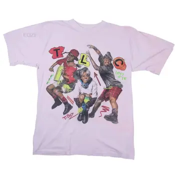 Реколта оригинална тениска с образа на рап-група TLC
