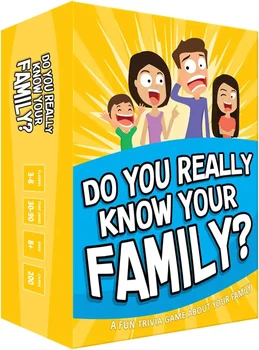 Вие наистина ли си семейство? Забавна семейна игра, изпълнена с започване на разговор и на работа - идеално за деца, юноши