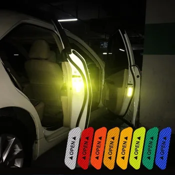светлоотразителни стикери, с предупреждение за безопасност на вратите на автомобила от 4шт за Renault Dacia Duster Logan Sandero Stepway Lodgy за Subaru Forester