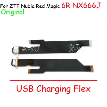 Оригиналът е За ZTE Nubia Red Магията на 6 Pro NX669J/6R NX666J USB Зарядно Устройство, Порт Конектор за Док-станция Таксата за Зареждане Гъвкав Кабел
