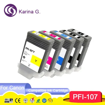 Цветен мастилено-струйни касети премиум-клас на ЗФИ 107, съвместим с PFI107 PFI-107 за принтер canon IPF670 IPF680 IPF685 IPF780 IPF785