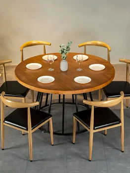 Луксозна маса за хранене, 6 стола, улично стол, Скандинавски маса за хранене, стол, Мебели за спалня Cadeiras De Jantar в италиански стил ZXF