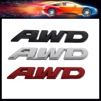 3D Премия AWD 4-Колесни Suv, Офроуд автомобил Качулка Крило на багажника Заден Капак Заводска Табела на Емблемата на Иконата на Стикер за Suv, Офроуд V6